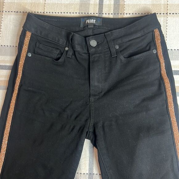 PAIGE pants with gold stripes - Picture 5 of 9